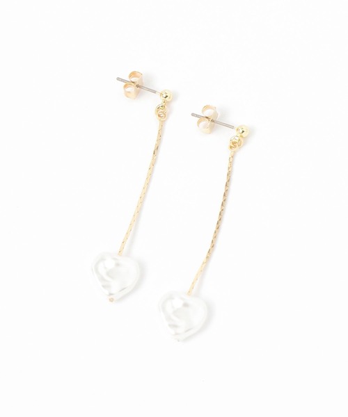 Heather(ヘザー)の「モチーフハートピアス 322088(ピアス(両耳用)・レディース・ゴールド/シルバー・ONE SIZE)」の2枚目の写真