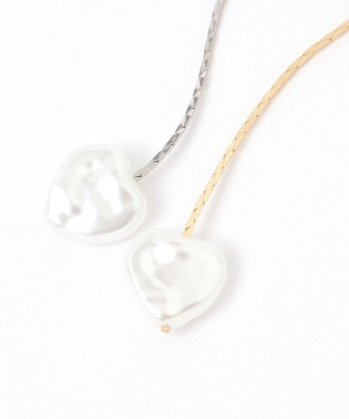 Heather(ヘザー)の「モチーフハートピアス 322088(ピアス(両耳用)・レディース・ゴールド/シルバー・ONE SIZE)」の3枚目の写真
