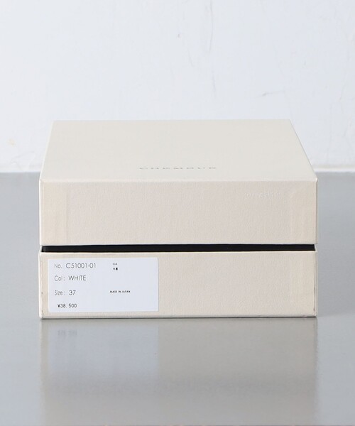 CHEMBUR（チェンバー）の「＜CHEMBUR＞SQ STUDS バレエシューズ（バレエシューズ・レディース・ホワイト・37/35h/36/38/35/36h/37h）」の3枚目の写真