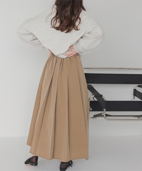 TRツイルプリーツスカート（スカート）｜titivate（ティティベイト）の