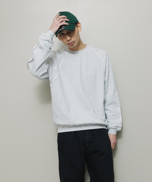 BAL(バル)の「BAL / BIKE ATHLETIC HEAVY COTTON CREW(スウェット・メンズ・アッシュグレー/ダークグレー/グレー系その他・1/2/3)」の4枚目の写真