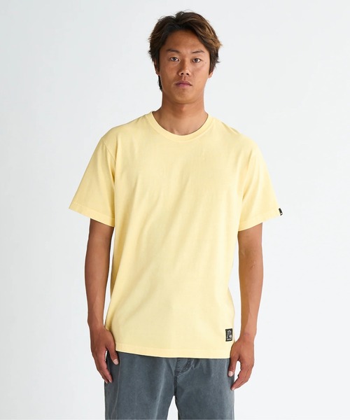Quiksilver(クイックシルバー)の「DNA BUBBLE LOGO ST /クイックシルバーロゴネームタグ半袖Tシャツ(Tシャツ/カットソー・メンズ・ホワイト/オレンジ/チャコールグレー/イエロー・SMALL/LARGE/X-LARGE/MEDIUM)」の1枚目の写真