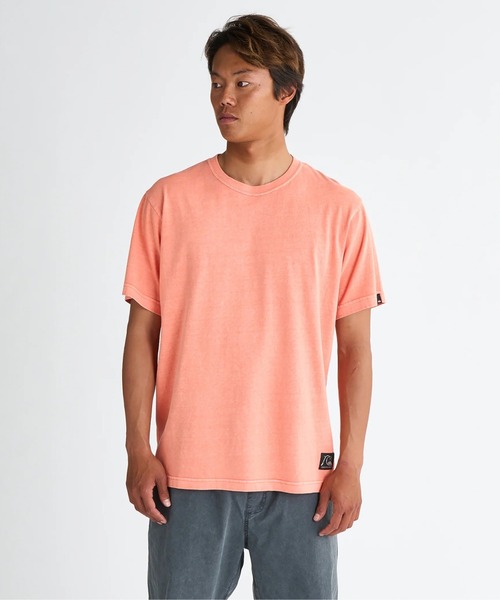 Quiksilver(クイックシルバー)の「DNA BUBBLE LOGO ST /クイックシルバーロゴネームタグ半袖Tシャツ(Tシャツ/カットソー・メンズ・ホワイト/オレンジ/チャコールグレー/イエロー・SMALL/LARGE/X-LARGE/MEDIUM)」の4枚目の写真
