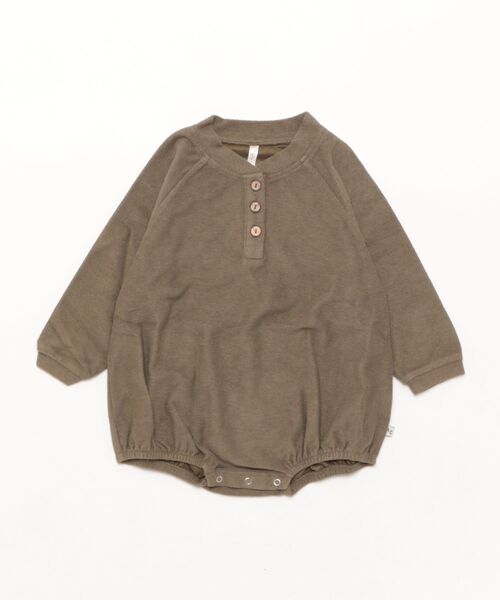 【セール】【Rylee＋Cru】HENLEY BUBBLE ROMPER || ARMY（その他ベビー用品）｜Rylee + Cru（ライリー ...