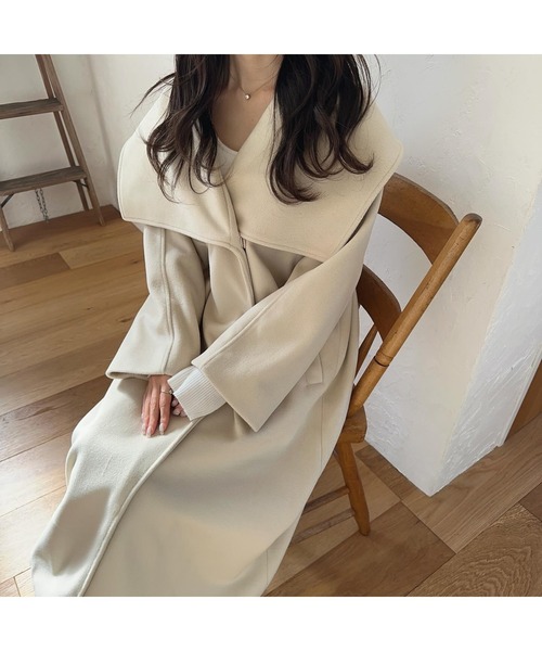 Ogue. ] big collar otona coat （ビッグカラー大人コート）（トレンチ 