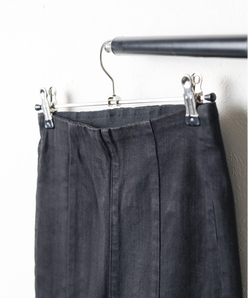 CIMARRON（シマロン）の「【CIMARRON JEANS】 FIT FLARE PANTS（デニムパンツ・レディース・インディゴブルー/ブラック・24/26/25）」の6枚目の写真