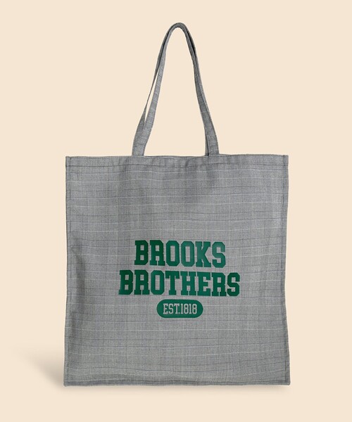 BROOKS BROTHERS(ブルックスブラザーズ)の「ポリエステルブレンド グレンチェック トートバッグ(トートバッグ・レディース・グリーン・ONE SIZE)」の1枚目の写真