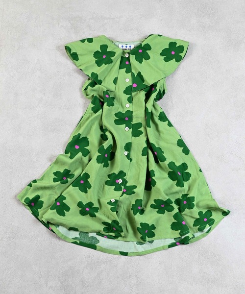 セール】総柄ビッグカラーワンピース（ワンピース）｜MARKEY'S