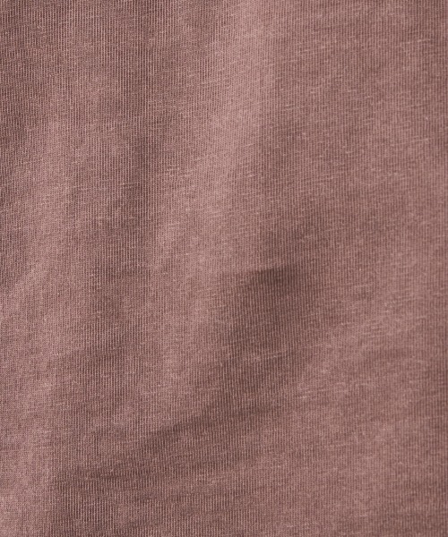 CHIC STYLE（シックスタイル）の「ピグメント染ロゴTシャツ＜大きいサイズ有＞シックスタイル（Tシャツ/カットソー・レディース・サックスブルー/モカ・5L/4L/3L/LL/L/M）」の13枚目の写真