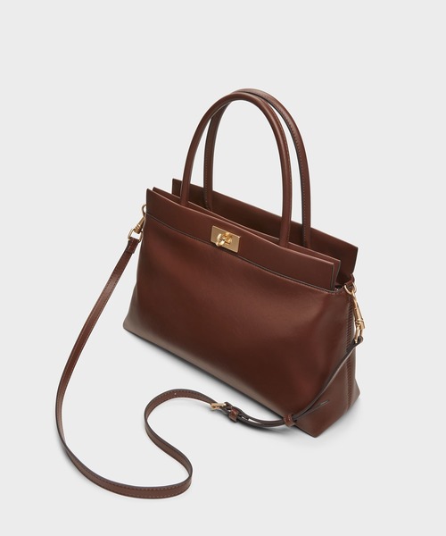 Lennie レニー トップハンドルサッチェルバッグ（トートバッグ