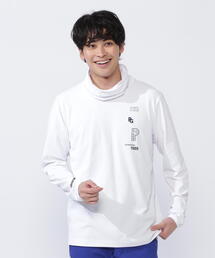 良品　パーリーゲイツ　ベアカノコ　ハイネック　カットソーワンピース　黒 PG is PG ベアカノコ半袖ハイネックカットソー | PEARLY GATES
