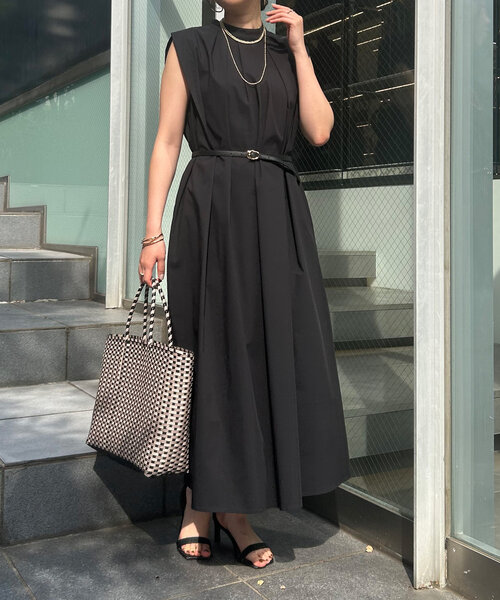 Jena espace merveilleux（ジェナ　エスパスメルヴェイユ）の「2WAYタックスリーブワンピース（ワンピース・レディース・ネイビー/ブラック/バイオレット・FREE）」の13枚目の写真