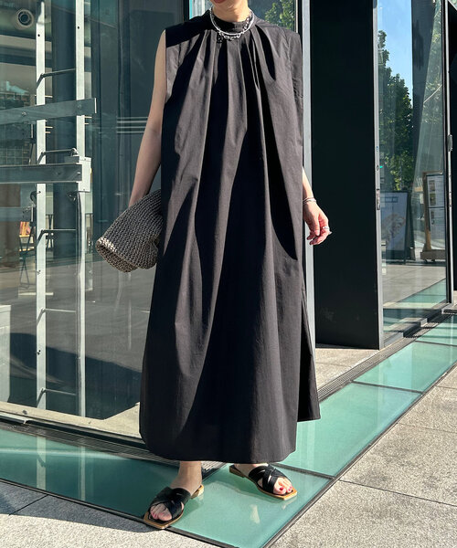 Jena espace merveilleux（ジェナ　エスパスメルヴェイユ）の「2WAYタックスリーブワンピース（ワンピース・レディース・ネイビー/ブラック/バイオレット・FREE）」の4枚目の写真