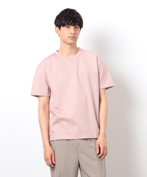 COMME CA ISM(コムサイズム)の「シルキーポンチ Tシャツ(Tシャツ/カットソー・メンズ・サックスブルー/ピンク/ホワイト/ネイビー/ライトグレー/ブラック/グリーン系その他・MEDIUM/LARGE)」の11枚目の写真