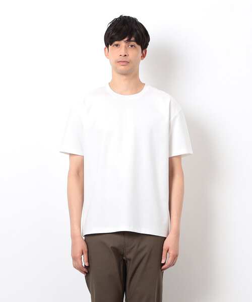 COMME CA ISM(コムサイズム)の「シルキーポンチ Tシャツ(Tシャツ/カットソー・メンズ・サックスブルー/ピンク/ホワイト/ネイビー/ライトグレー/ブラック/グリーン系その他・MEDIUM/LARGE)」の19枚目の写真