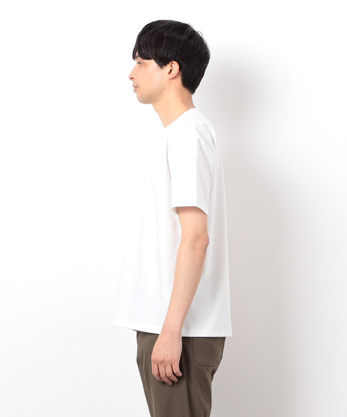 COMME CA ISM(コムサイズム)の「シルキーポンチ Tシャツ(Tシャツ/カットソー・メンズ・サックスブルー/ピンク/ホワイト/ネイビー/ライトグレー/ブラック/グリーン系その他・MEDIUM/LARGE)」の20枚目の写真