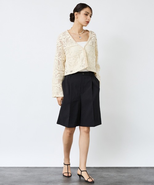 Rouge vif la cle(ルージュヴィフラクレ)の「【Le Melange/ル・メランジュ】スラブタッチドライショートパンツ/セットアップ対応/ショートパンツ【WEB限定】(その他パンツ・レディース・オレンジ系その他/ベージュ/ブラック・フリー)」の14枚目の写真