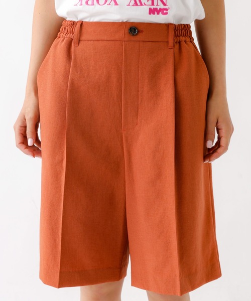 Rouge vif la cle(ルージュヴィフラクレ)の「【Le Melange/ル・メランジュ】スラブタッチドライショートパンツ/セットアップ対応/ショートパンツ【WEB限定】(その他パンツ・レディース・オレンジ系その他/ベージュ/ブラック・フリー)」の20枚目の写真