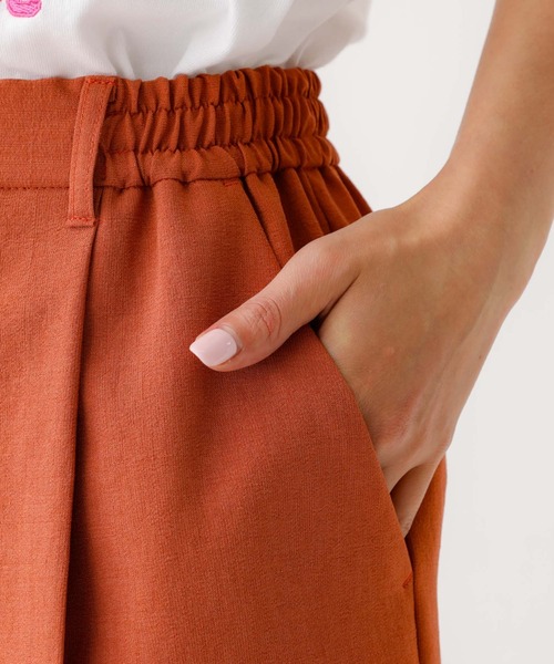 Rouge vif la cle(ルージュヴィフラクレ)の「【Le Melange/ル・メランジュ】スラブタッチドライショートパンツ/セットアップ対応/ショートパンツ【WEB限定】(その他パンツ・レディース・オレンジ系その他/ベージュ/ブラック・フリー)」の21枚目の写真