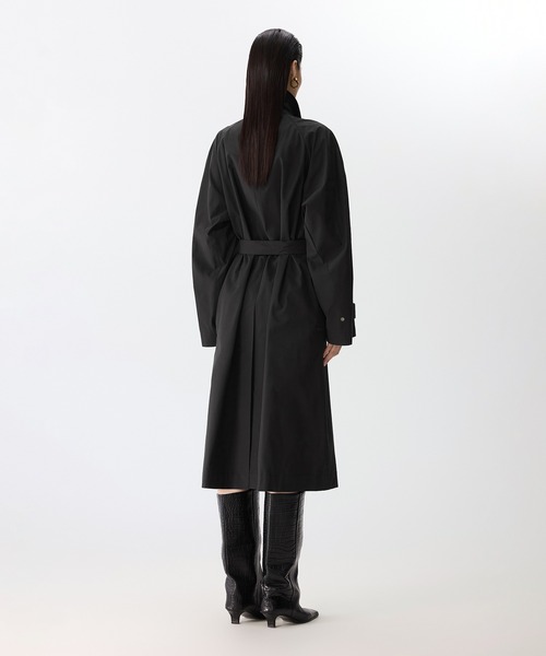 JNBY(ジェーエヌビーワイ)の「Airflow Relax Trench / リラックストレンチコート(トレンチコート・レディース・ベージュ/ブラック・36)」の5枚目の写真