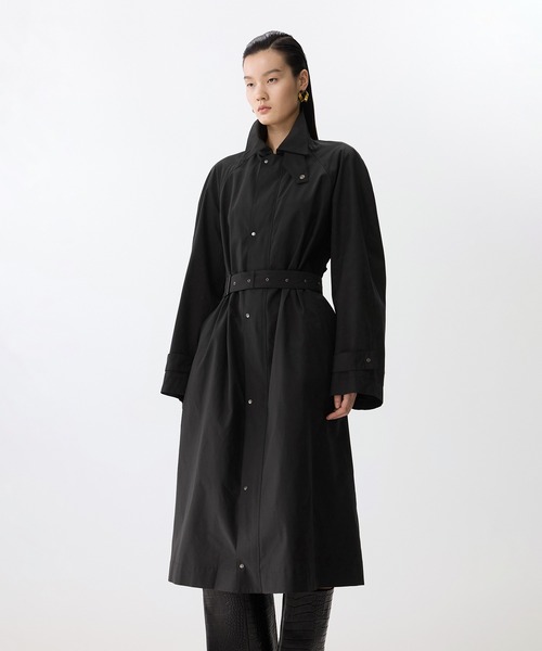 JNBY(ジェーエヌビーワイ)の「Airflow Relax Trench / リラックストレンチコート(トレンチコート・レディース・ベージュ/ブラック・36)」の3枚目の写真