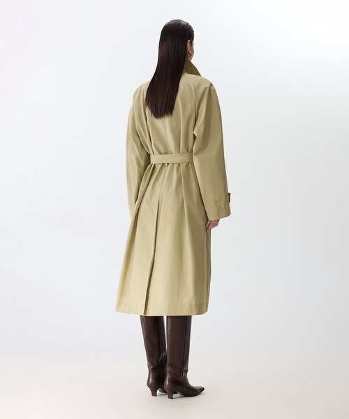 JNBY(ジェーエヌビーワイ)の「Airflow Relax Trench / リラックストレンチコート(トレンチコート・レディース・ベージュ/ブラック・36)」の18枚目の写真