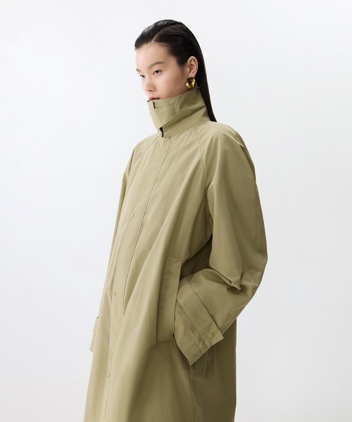 JNBY(ジェーエヌビーワイ)の「Airflow Relax Trench / リラックストレンチコート(トレンチコート・レディース・ベージュ/ブラック・36)」の20枚目の写真