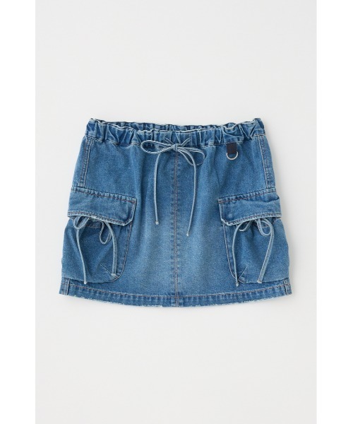 MOUSSY（マウジー）の「UTILITY DENIM スカート（スカート・レディース・ホワイト/ブルー・1/2）」の9枚目の写真