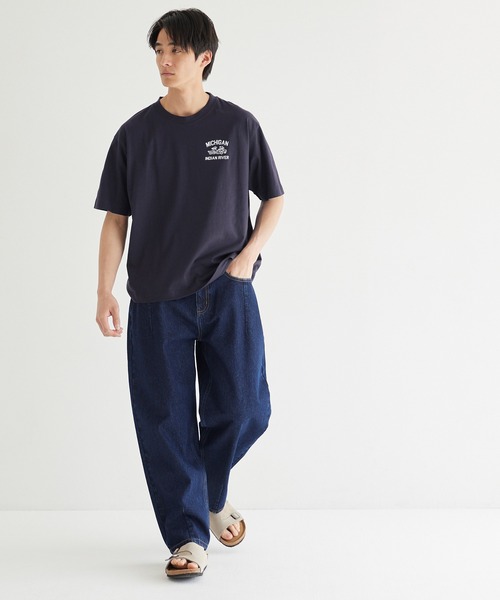 coca（coca）（コカ）の「イラストプリントTシャツ（Tシャツ/カットソー・メンズ・ホワイト/ライトグレー/ネイビー/ブラック・XL/M/L）」の10枚目の写真