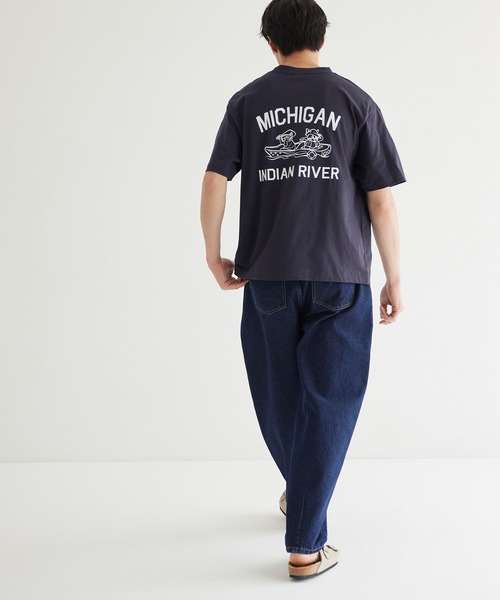 coca（coca）（コカ）の「イラストプリントTシャツ（Tシャツ/カットソー・メンズ・ホワイト/ライトグレー/ネイビー/ブラック・XL/M/L）」の11枚目の写真