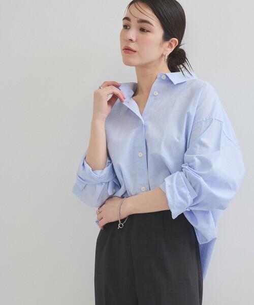 The Duchess Designs（ダッチェス・デザイン）の「【Duchess Designs/ダッチェス・デザイン】Garment Dyed Shirts（シャツ/ブラウス・レディース・ホワイト/ブラック/ブルー系その他6・M）」の3枚目の写真