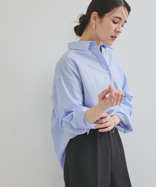 The Duchess Designs（ダッチェス・デザイン）の「【Duchess Designs/ダッチェス・デザイン】Garment Dyed Shirts（シャツ/ブラウス・レディース・ホワイト/ブラック/ブルー系その他6・M）」の10枚目の写真