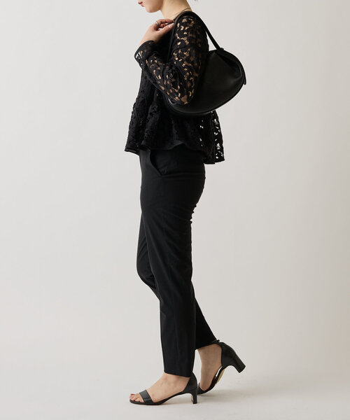 LIVETART(リヴェタート)の「リバーレースクロップドブラウス(シャツ/ブラウス・レディース・ブラック/ホワイト・FREE)」の15枚目の写真