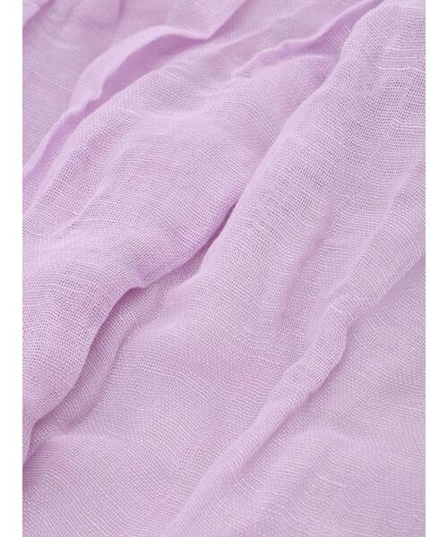 Samansa Mos2(サマンサ モスモス)の「【UVカット】麻綿シワ加工ストール(ストール/ショール・レディース・ベージュ/ミント/ラベンダー・F)」の12枚目の写真