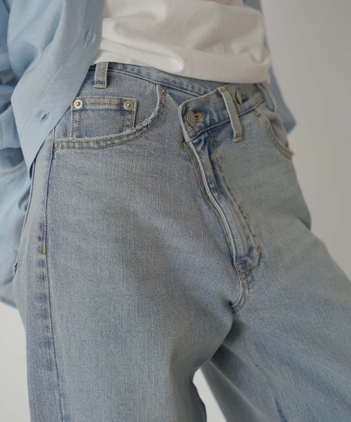 ラップ ウエスト ワイド デニム KINO THE KEI（デニムパンツ）｜KINO