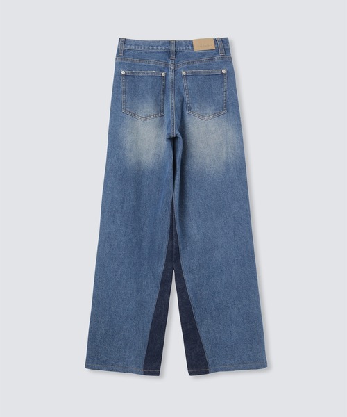 ラップ ウエスト ワイド デニム KINO THE KEI（デニムパンツ）｜KINO