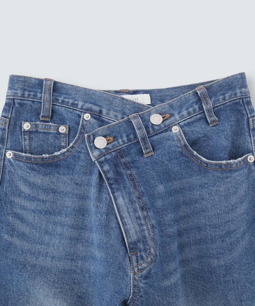 ラップ ウエスト ワイド デニム KINO THE KEI（デニムパンツ）｜KINO