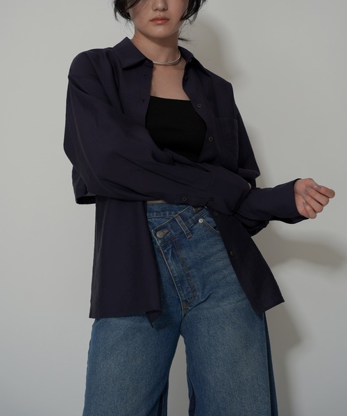 ラップ ウエスト ワイド デニム KINO THE KEI（デニムパンツ）｜KINO