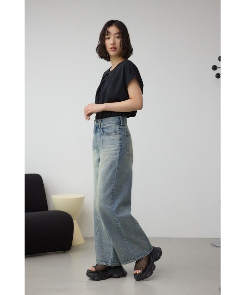 AZUL by moussy（アズールバイマウジー）の「スニーカーソールシアーサンダル 靴（サンダル・レディース・ブラック/ブラウン・SMALL/MEDIUM/LARGE）」の4枚目の写真