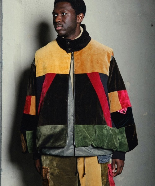 masterkey（マスターキー）の「mcg3635-THEATER MA-1カーディガン（カーディガン/ボレロ・メンズ・カーキ/ブラック・1/2）」の13枚目の写真