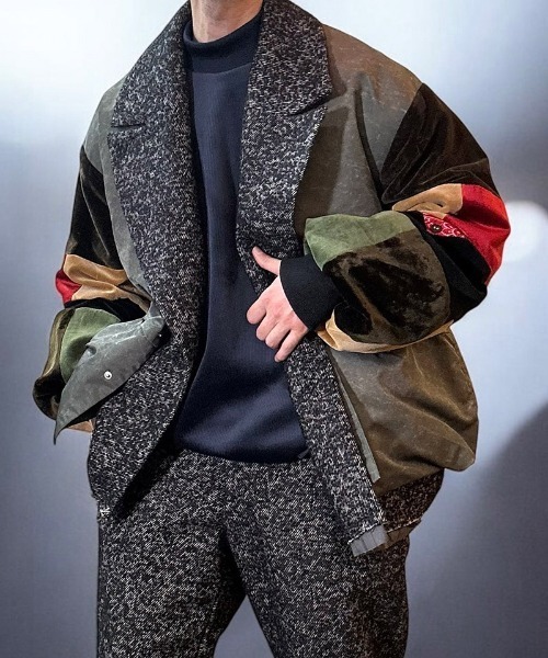 masterkey（マスターキー）の「mcg3635-THEATER MA-1カーディガン（カーディガン/ボレロ・メンズ・カーキ/ブラック・1/2）」の15枚目の写真