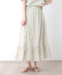 LAURA ASHLEY | 【ウエストゴム／SETUP可／100％／インド綿】 フリルスカート(スカート)