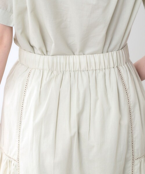 LAURA ASHLEY(ローラアシュレイ)の「【ウエストゴム/SETUP可/100%/インド綿】 フリルスカート(スカート・レディース・ベージュ/チャコールグレー・40/38)」の15枚目の写真