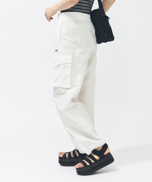 NIKE（ナイキ）の「ナイキ NIKE ナイキ  NSW エブリシング ウーヴン MR カーゴ パンツ（カーゴパンツ・レディース・ブラック/オフホワイト・L/S/M）」の14枚目の写真