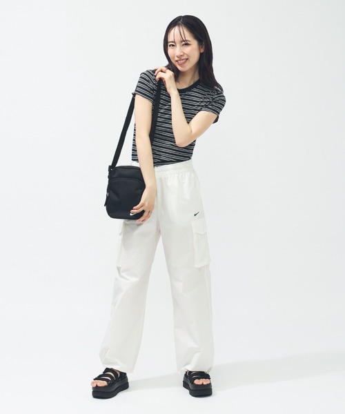 NIKE（ナイキ）の「ナイキ NIKE ナイキ  NSW エブリシング ウーヴン MR カーゴ パンツ（カーゴパンツ・レディース・ブラック/オフホワイト・L/S/M）」の11枚目の写真