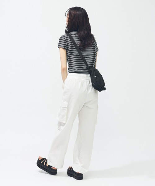 NIKE（ナイキ）の「ナイキ NIKE ナイキ  NSW エブリシング ウーヴン MR カーゴ パンツ（カーゴパンツ・レディース・ブラック/オフホワイト・L/S/M）」の13枚目の写真