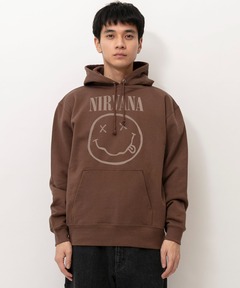 NIRVANA SMILEY スウェットパーカー