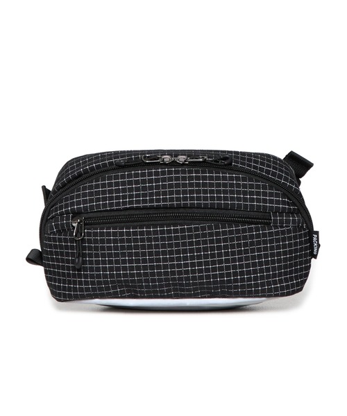 PACKING(パッキング)の「PACKING/パッキング/REFLECTIVE WAIST BAG/リフレクティブ ウェストバッグ/PA-053(ショルダーバッグ・メンズ・ブラック・F)」の2枚目の写真