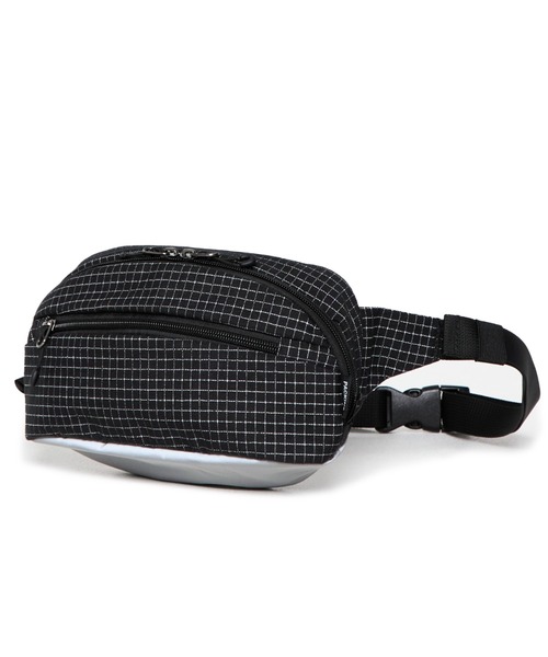 PACKING(パッキング)の「PACKING/パッキング/REFLECTIVE WAIST BAG/リフレクティブ ウェストバッグ/PA-053(ショルダーバッグ・メンズ・ブラック・F)」の3枚目の写真