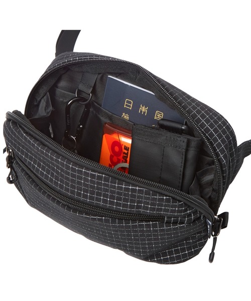 PACKING(パッキング)の「PACKING/パッキング/REFLECTIVE WAIST BAG/リフレクティブ ウェストバッグ/PA-053(ショルダーバッグ・メンズ・ブラック・F)」の6枚目の写真